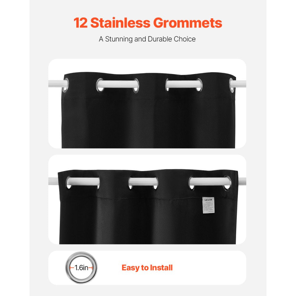 24016DCHS133213 - Triple-Weave 42x63" Blackout Curtains, Set of 2 Panels