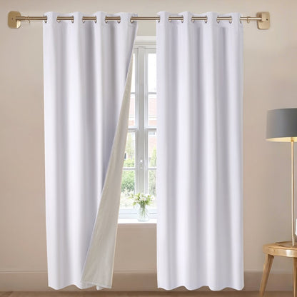 24016BSFH133213 - Triple-Layer 52x84 Blackout Curtains for Light Blocking