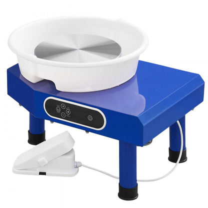 010687990439 - 9.8in Pottery Wheel with 350W Motor, 17.6lbs Capacity