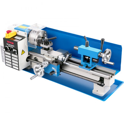 010631700507 - Compact 7"x14" Wood Lathe with 550W Motor & LED Light