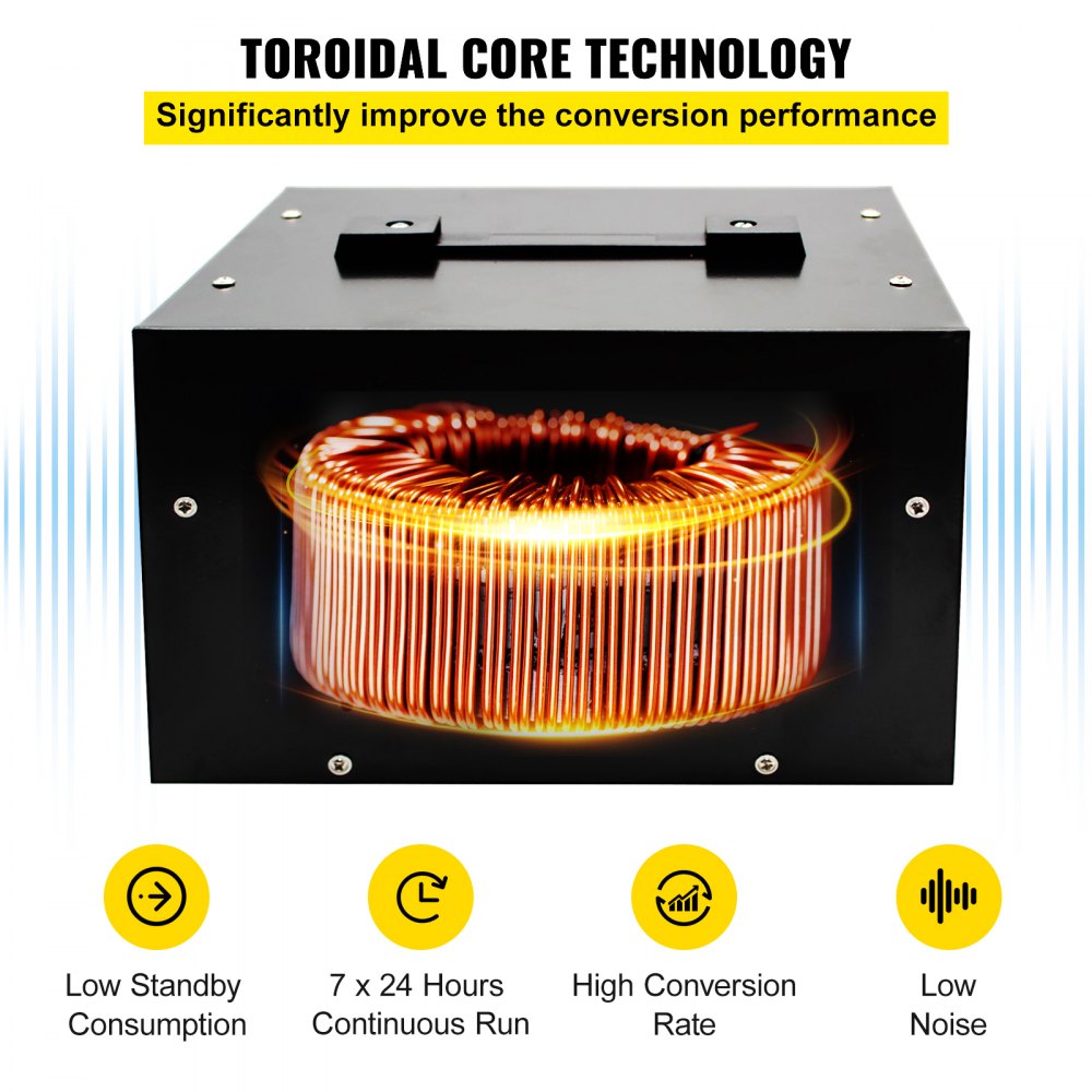 ST-3000VA - Powerful 3000W Voltage Converter with 4 AC Outlets