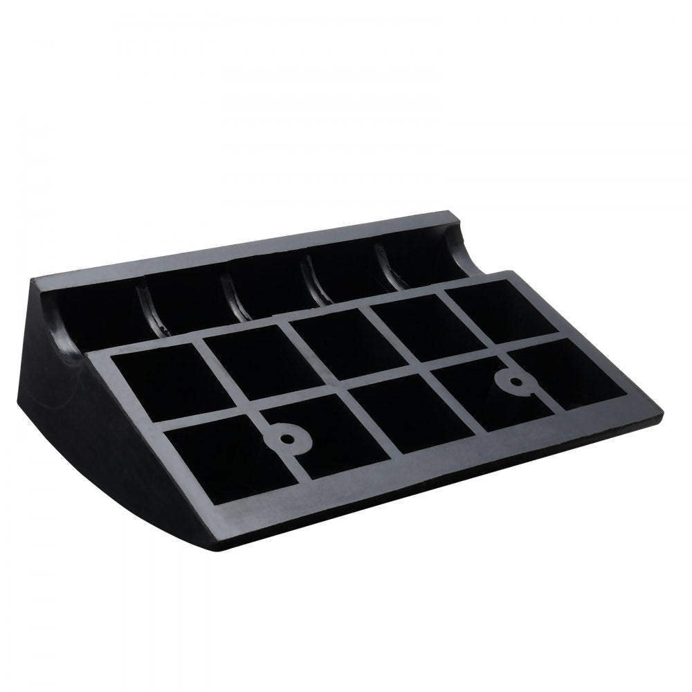 S001 - Heavy Duty Rubber Curb Ramp 6" Rise for Vehicles and Wheelchairs