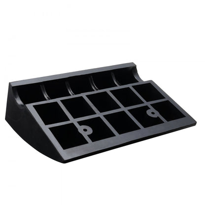 S001 - Heavy Duty Rubber Curb Ramp 6" Rise for Vehicles and Wheelchairs