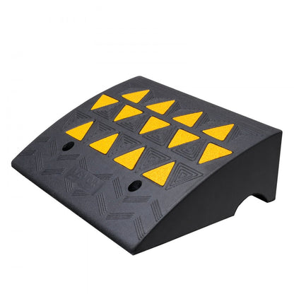S001 - Heavy Duty Rubber Curb Ramp 6" Rise for Vehicles and Wheelchairs