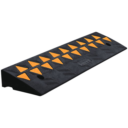 S001 - Heavy-Duty 3.7" Rubber Curb Ramp, 39.4" Length for Vehicles