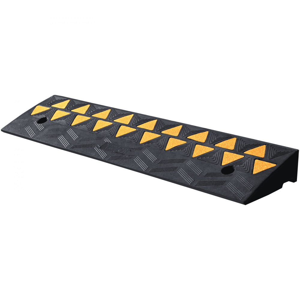 S001 - Heavy-Duty 3.7" Rubber Curb Ramp, 39.4" Length for Vehicles
