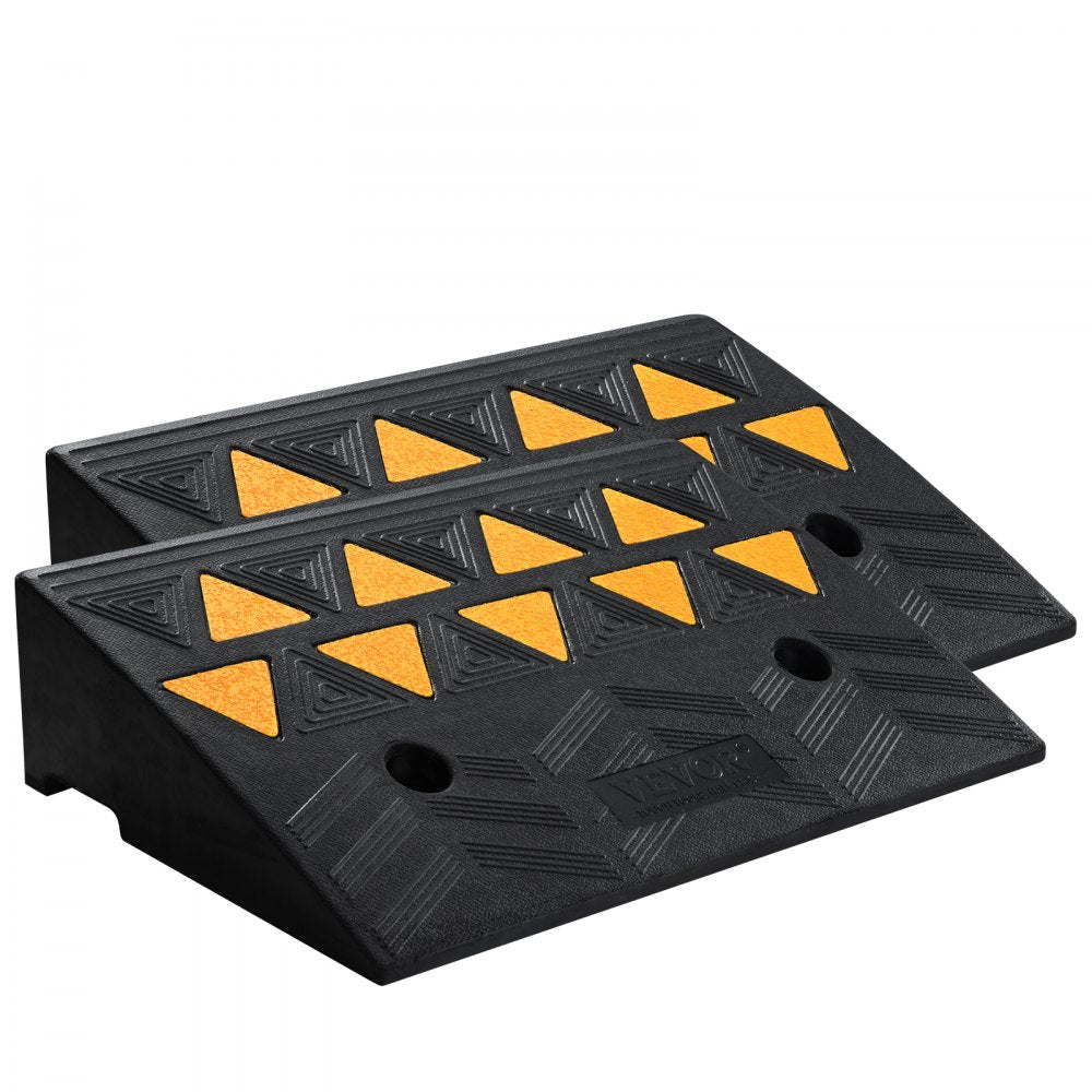 S001 - Heavy-Duty Rubber Curb Ramp for Vehicles, 33069 lbs Capacity