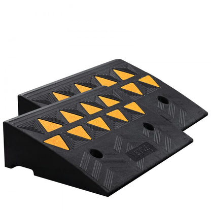S001 - Heavy-Duty Rubber Curb Ramp for Vehicles, 33069 lbs Capacity