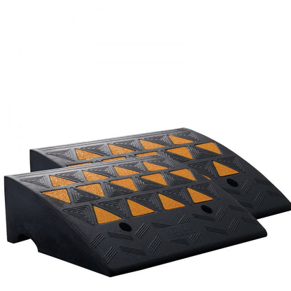 S001 - Heavy-Duty Rubber Curb Ramp for Vehicles and Wheelchairs