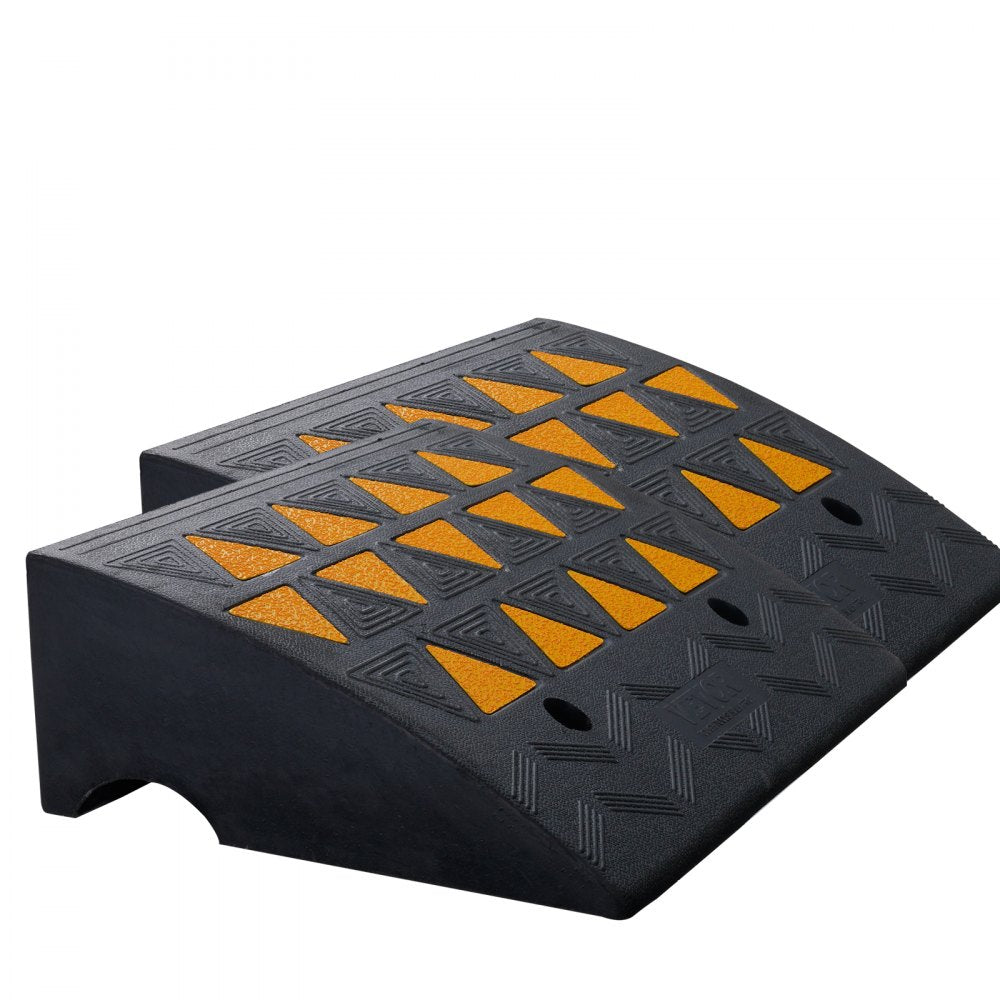 S001 - Heavy-Duty Rubber Curb Ramp for Vehicles and Wheelchairs