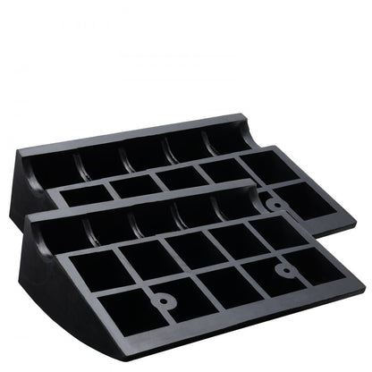 S001 - Heavy-Duty Rubber Curb Ramp for Vehicles and Wheelchairs