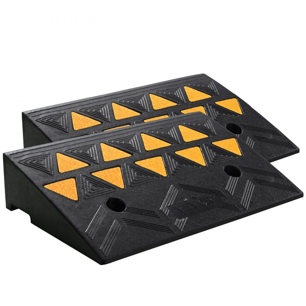 S001 - Heavy-Duty Rubber Curb Ramp, 4.3" Rise, 33,069 lbs Capacity