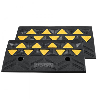 S001 - Heavy-Duty Rubber Curb Ramp, 4.3" Rise, 33,069 lbs Capacity