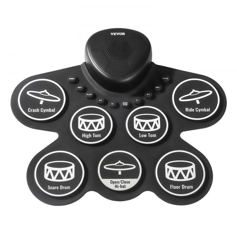 WG2 - 7-Pad Kids Electronic Drum Set with Headphone Jack & Built-in Speaker