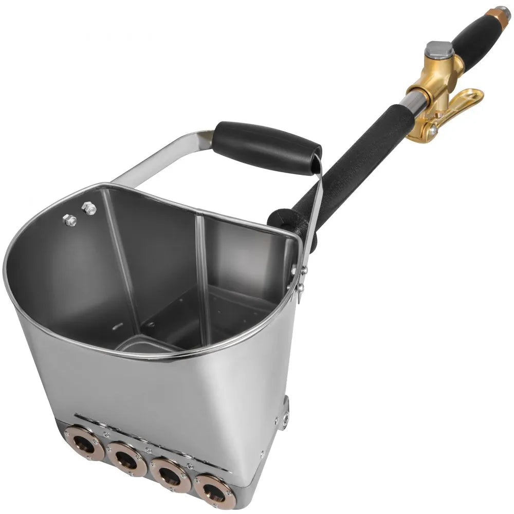 010372164806 - Lightweight Stainless Steel 4-Nozzle Cement Sprayer for Easy Wall Application