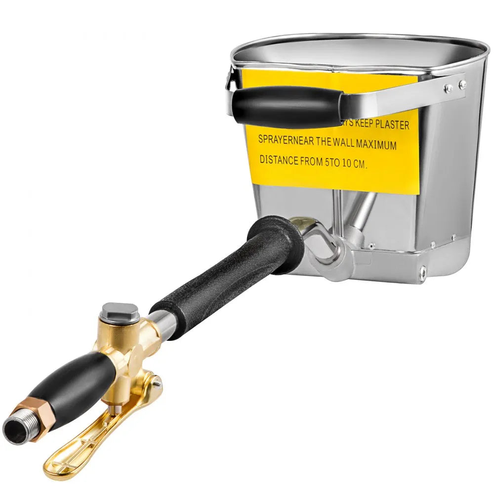010372164806 - Lightweight Stainless Steel 4-Nozzle Cement Sprayer for Easy Wall Application