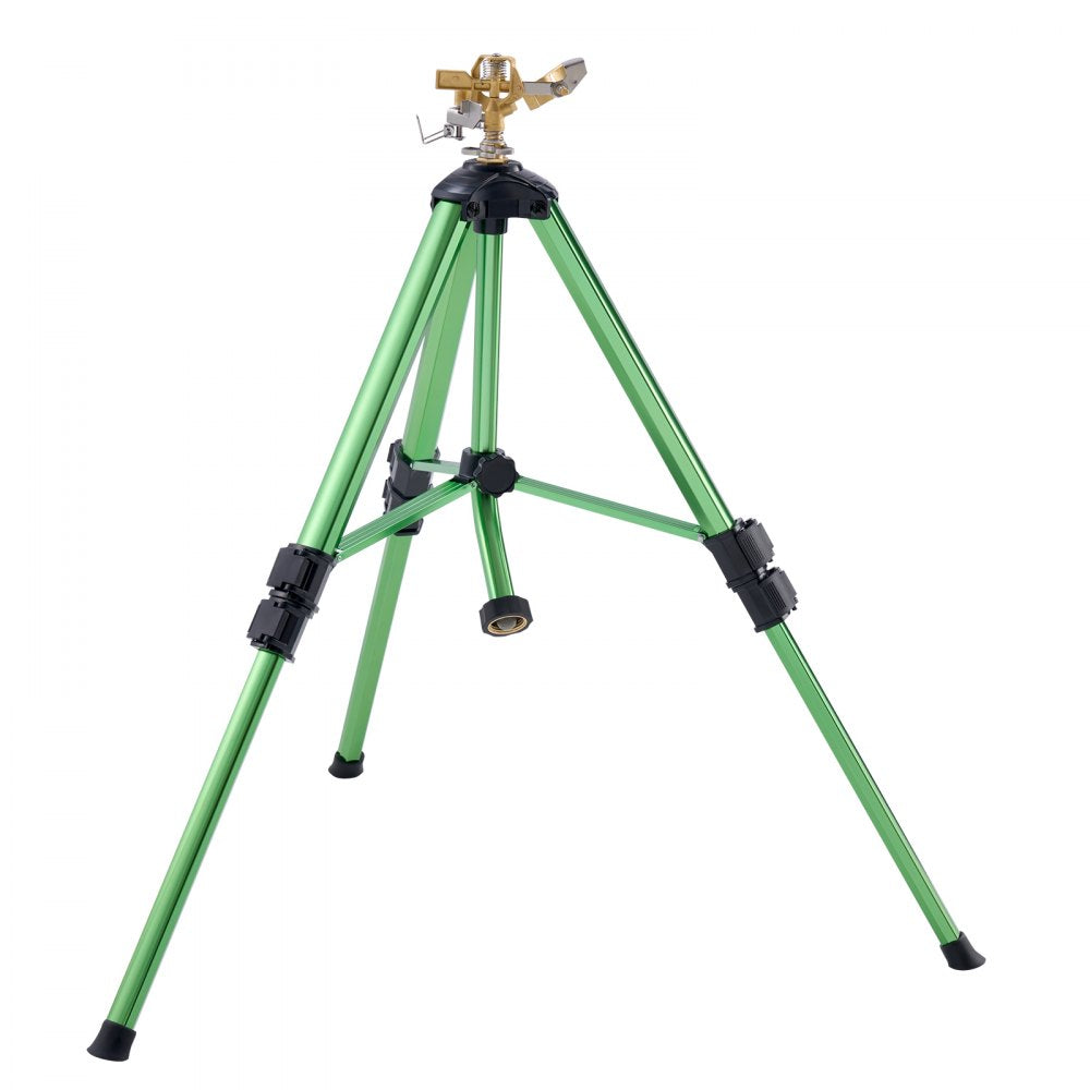 HX-3311CN - Brass Impact Sprinkler on Adjustable Tripod, Covers 5539 sq. ft