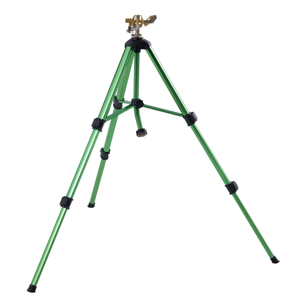 HX-3311CN - Brass Impact Sprinkler on Adjustable Tripod, Covers 5539 sq. ft