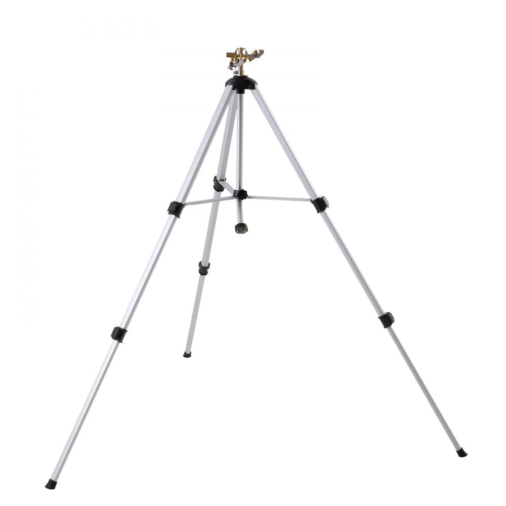 HX-3317DN - 360° Adjustable Brass Tripod Sprinkler for 5539 sq. ft. Coverage