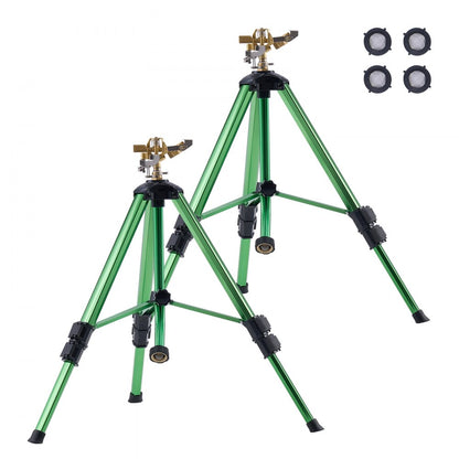 HX3311CN2 - Adjustable 360° Brass Tripod Sprinkler for 5539 sq. ft. Coverage