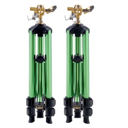 HX3311CN2 - Adjustable 360° Brass Tripod Sprinkler for 5539 sq. ft. Coverage