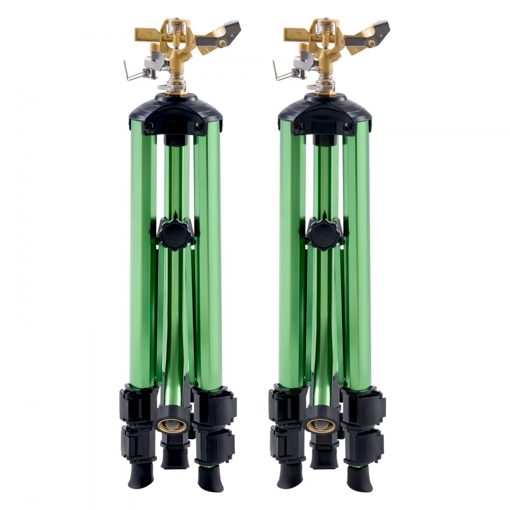 HX3311CN2 - Adjustable 360° Brass Tripod Sprinkler for 5539 sq. ft. Coverage