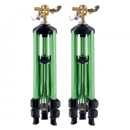 HX3311CN2 - Adjustable 360° Brass Tripod Sprinkler for 5539 sq. ft. Coverage