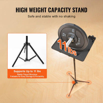 ZG-SJJTY - Adjustable 27-63" Projector Stand with Tray & Phone Holder