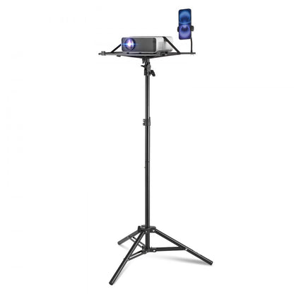 ZG-SJJTY - Adjustable 27-63" Projector Stand with Tray & Phone Holder