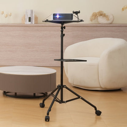 ZG-SJJTY-JL - Adjustable 31.3-67.3in VEVOR Projector Stand with Tray & Phone Holder