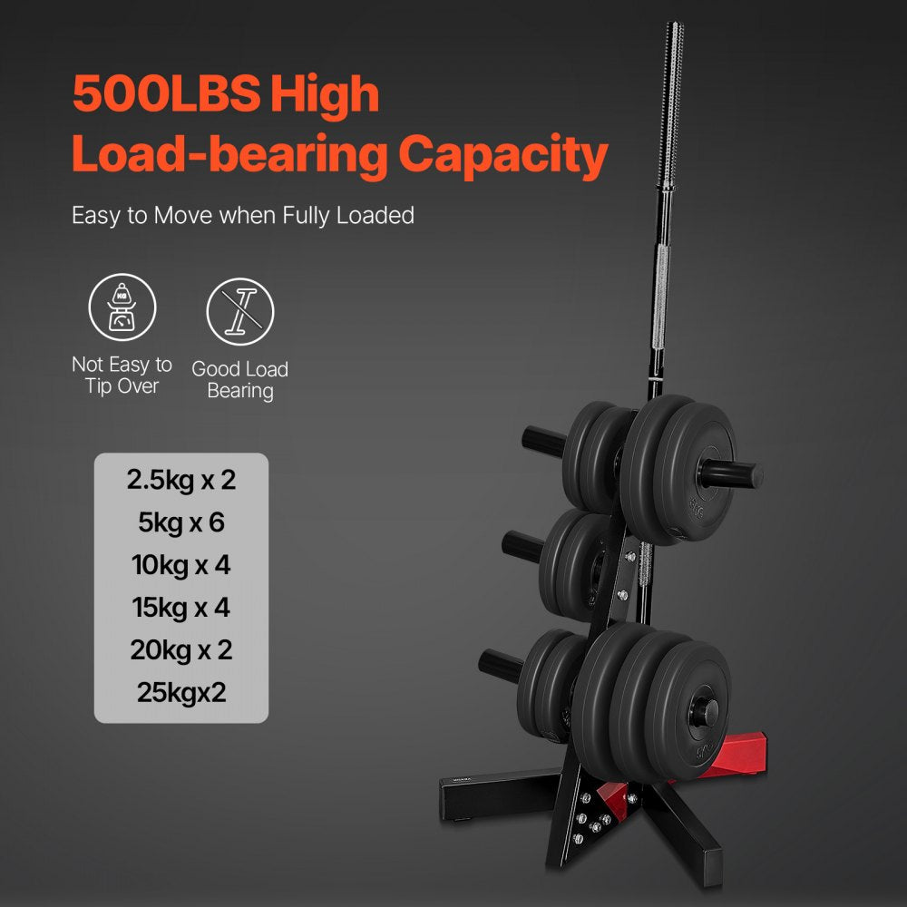 YFRK-B31 - Heavy-Duty Weight Plate Rack Holds Up to 500 lbs