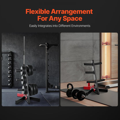 YFRK-B31 - Heavy-Duty Weight Plate Rack Holds Up to 500 lbs