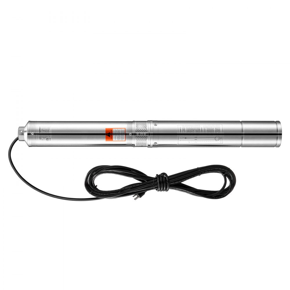 4SSM5/8-1 - 1.5HP Submersible Pump, 276ft Lift, Durable Stainless Steel