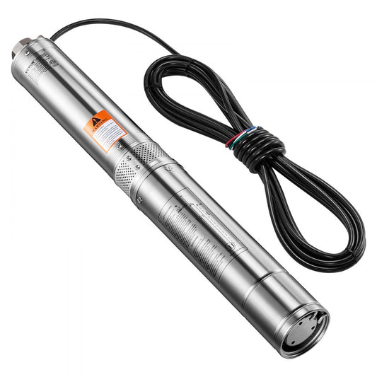 4SSM5/6-1 - 1HP Submersible Pump, 207ft Lift, 31.7GPM Flow Rate