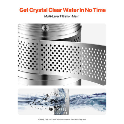 4SSM5/12-1 - Durable 2HP Deep Well Pump, 450 ft Lift, 31.7 GPM Flow