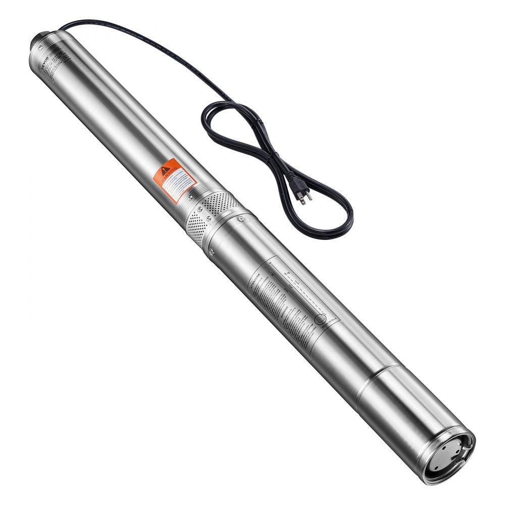 4SSM5/12-1 - Durable 2HP Deep Well Pump, 450 ft Lift, 31.7 GPM Flow