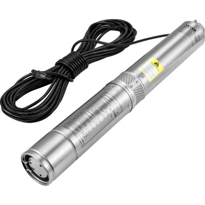 4SSM4/5 - 4" Stainless Steel Deep Well Pump, 167ft Depth, 28 GPM Flow
