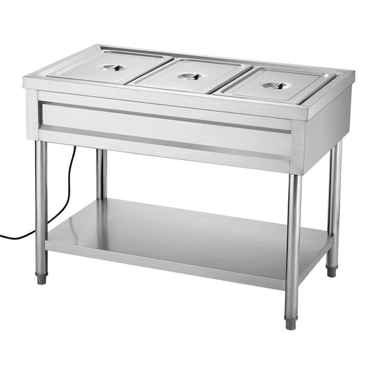 SFTLS3G110v1350w - Stainless Steel Food Warmer with Independent Temperature Control