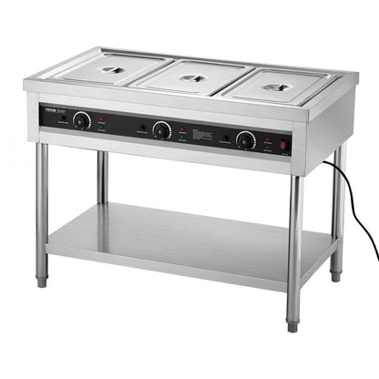 SFTLS3G110v1350w - Stainless Steel Food Warmer with Independent Temperature Control