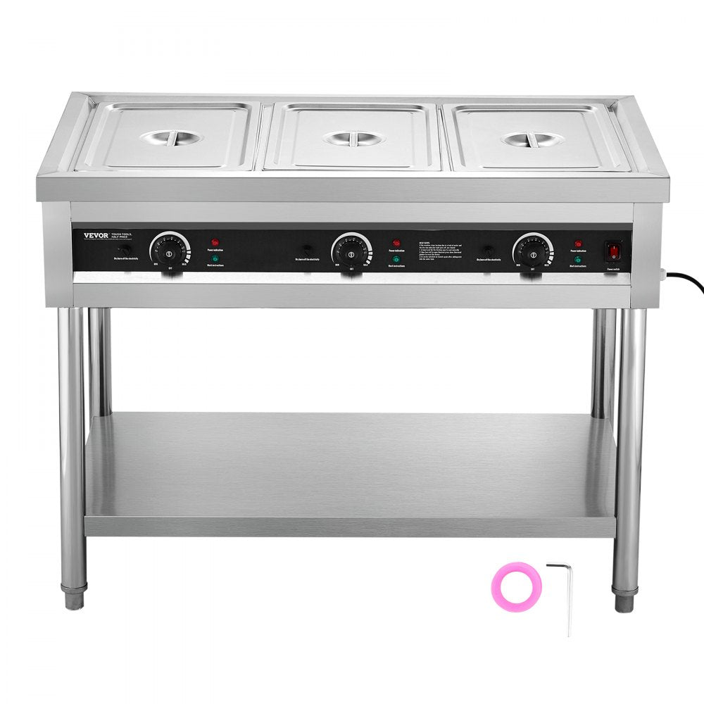 SFTLS3G110v1350w - Stainless Steel Food Warmer with Independent Temperature Control