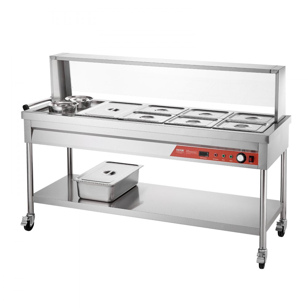 SKT1*1/1-6*1/2-6L*2 - Stainless Steel Electric Food Warmer with Temperature Control