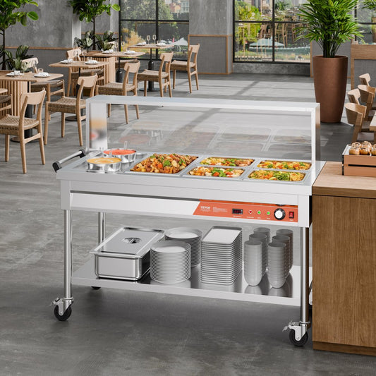 SKT1*1/1-4*1/2-6L*2 - Stainless Steel Food Warmer with Temperature Control