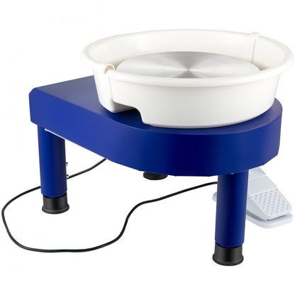 GCJX-008 - 14" VEVOR Pottery Wheel with Adjustable Height & Quiet 450W Motor