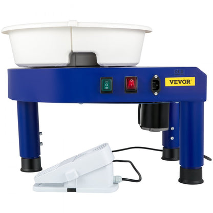 GCJX-008 - 14" VEVOR Pottery Wheel with Adjustable Height & Quiet 450W Motor