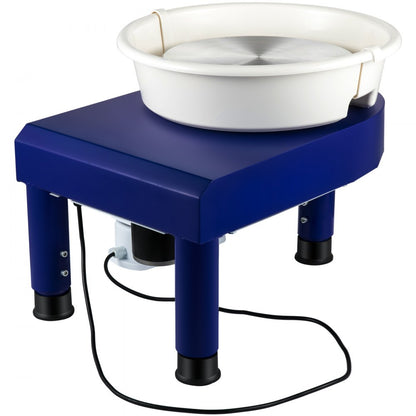 GCJX-008 - 14" VEVOR Pottery Wheel with Adjustable Height & Quiet 450W Motor