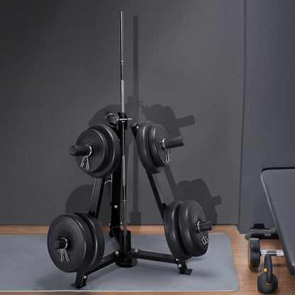 YFRK-B36 - Compact 300 lbs Weight Plate Rack for Home Gym Storage