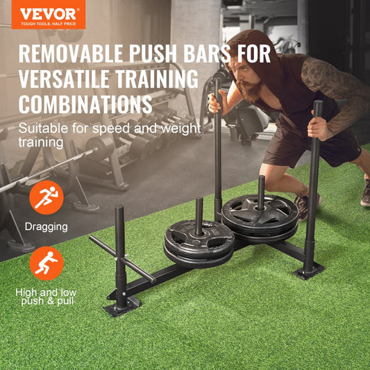SHK-005 - 500 lbs VEVOR Weight Training Sled with Push Handles