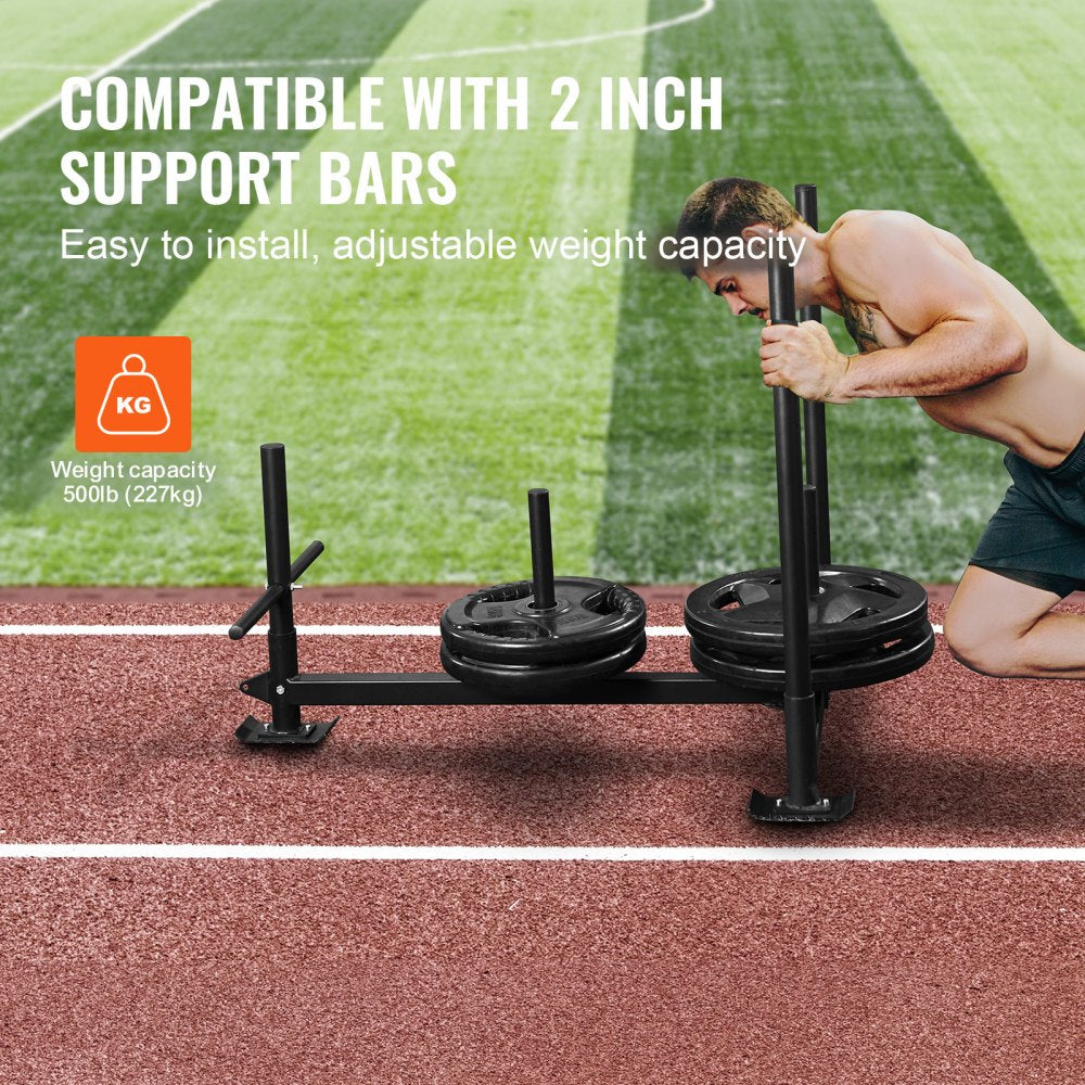 SHK-005 - 500 lbs VEVOR Weight Training Sled with Push Handles
