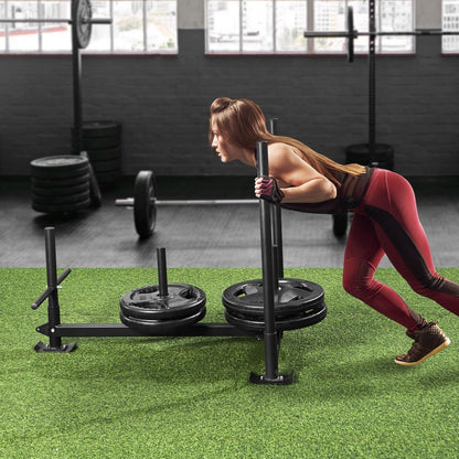 SHK-005 - 500 lbs VEVOR Weight Training Sled with Push Handles