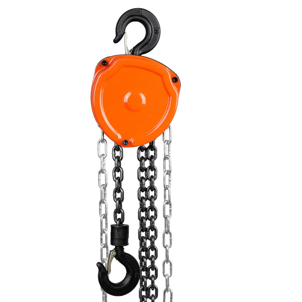 010299313956 - 1100 lb Hand Chain Hoist with 360° Rotating Hook, 10 FT